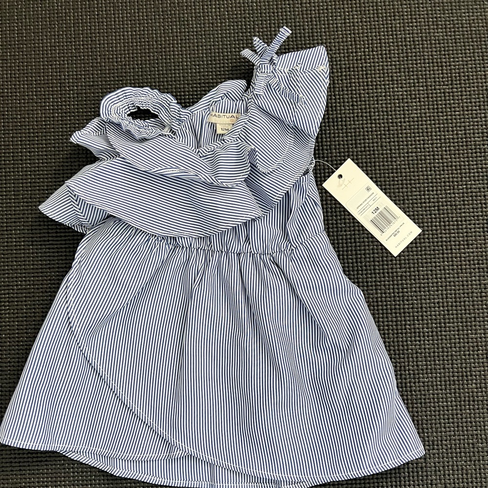 NWT Habitual Blue and White striped dress